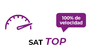 Internet satélite al 100 por ciento de velocidad