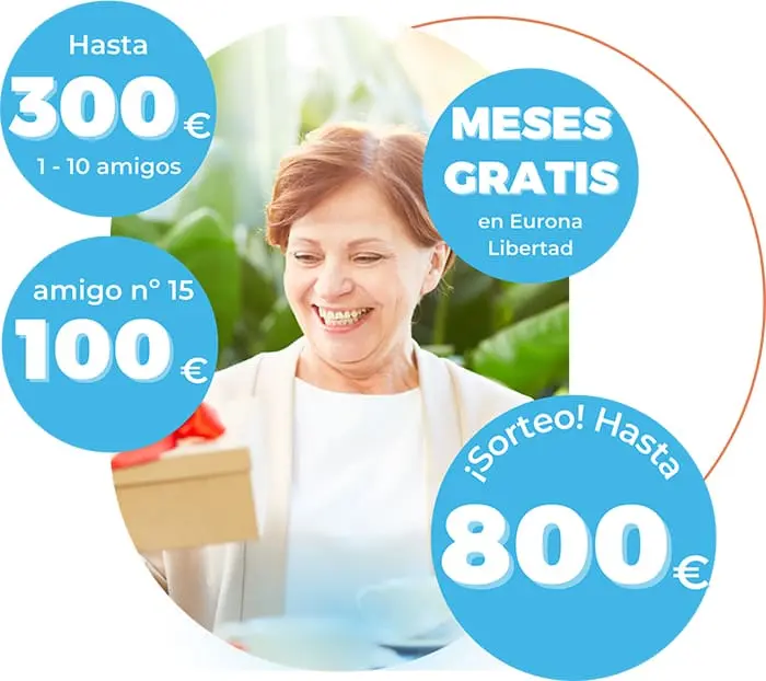 Cuantos más amigos, mayor es el premio